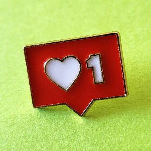Love Like Social Media Reaction Pin - Picture 3 of 11